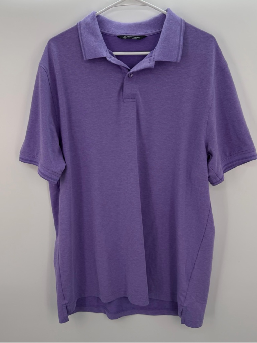Men's Short-Sleeve Polo Shirt in Purple